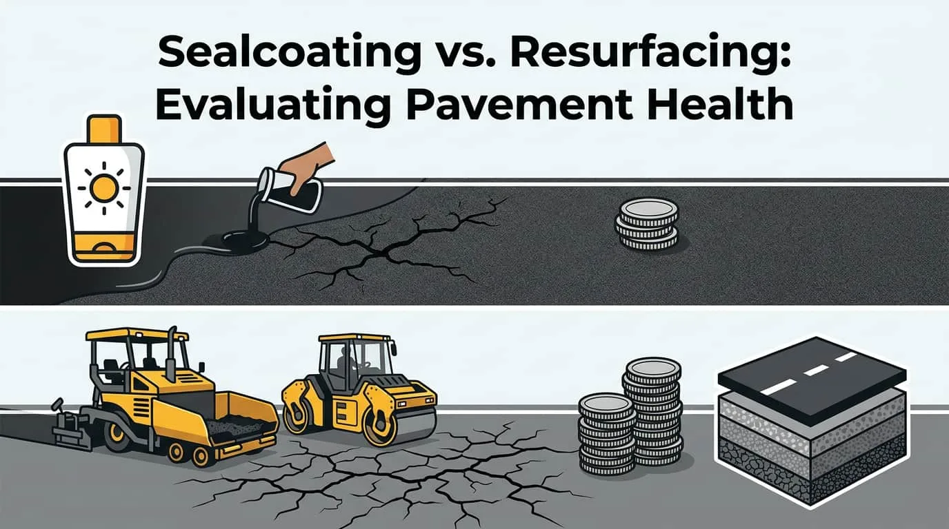 Sealcoating vs. Resurfacing: What Orlando Pavement Needs
