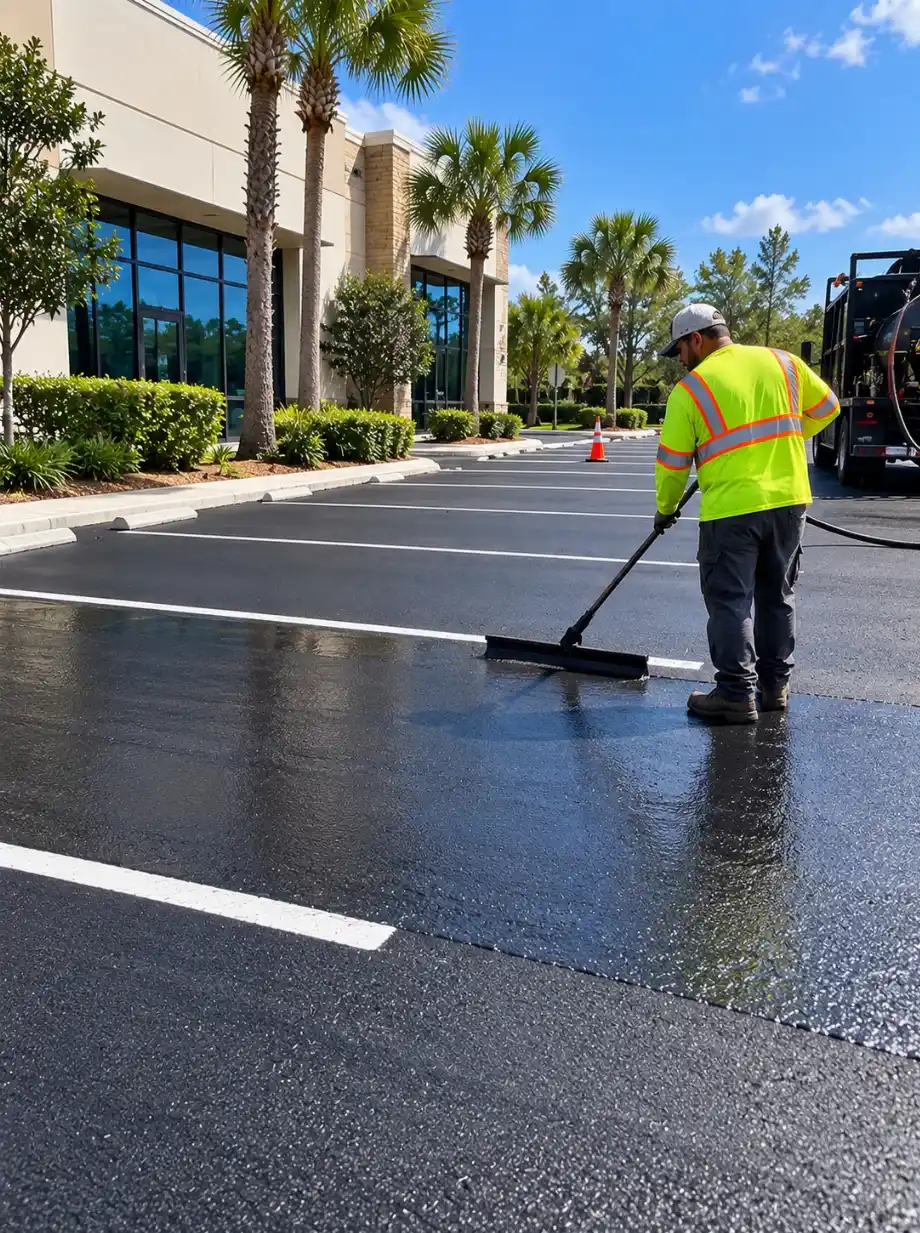 Just Paved a New Orlando Parking Lot? When to Schedule the First Asphalt Sealing for Maximum Protection