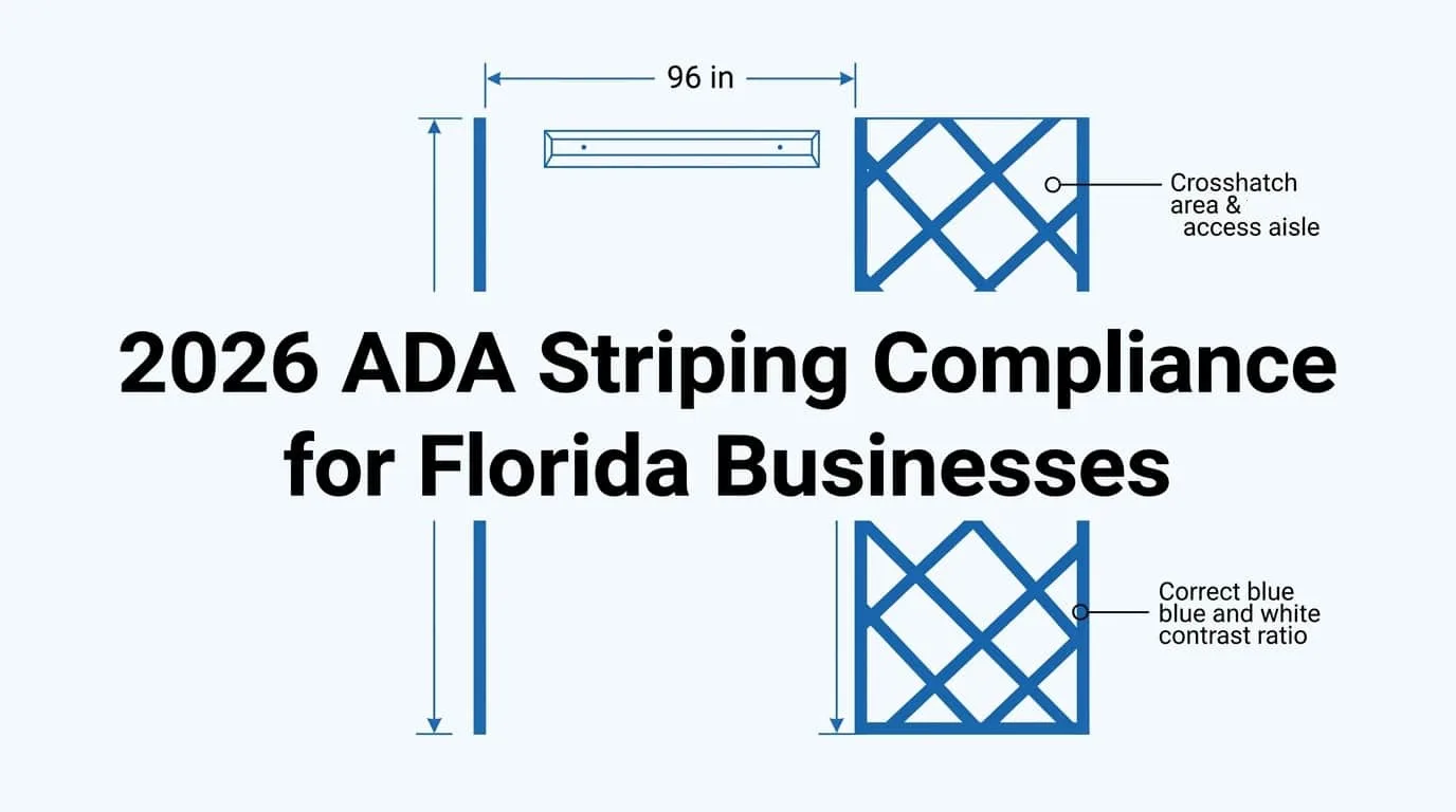 ADA Striping Compliance 2026: What Florida Businesses Must Know