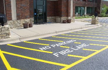 No Parking Pavement Marking